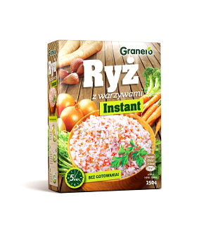 Ryż biały INSTANT z warzywami 250 g